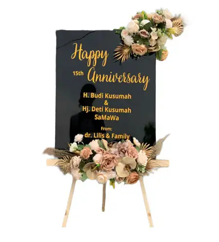 Papan Bunga Akrilik Kingkang